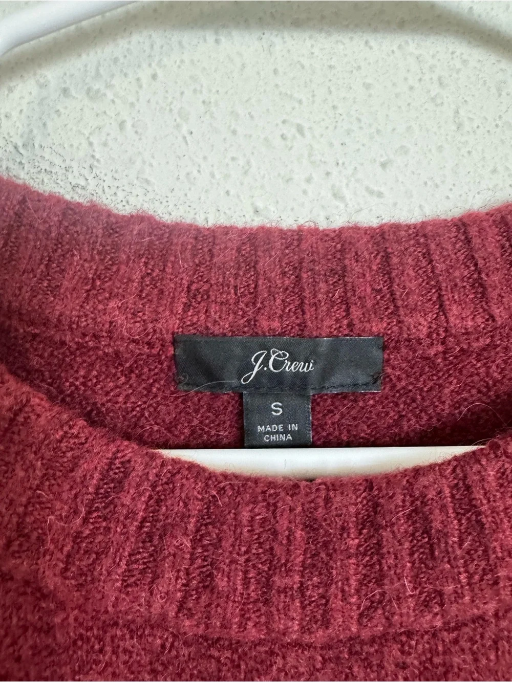 J. Crew wool alpaca blend knit Crewneck sweater